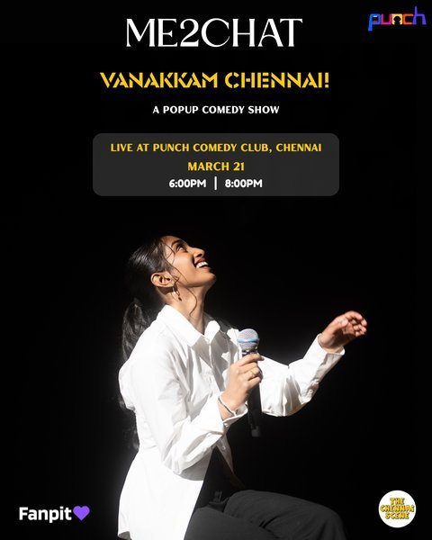 Poster for ME2CHAT - Live in Chennai [Show 1]
