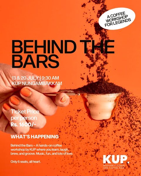 Poster for Behind the Bars - Coffee Workshop | ED. 02
