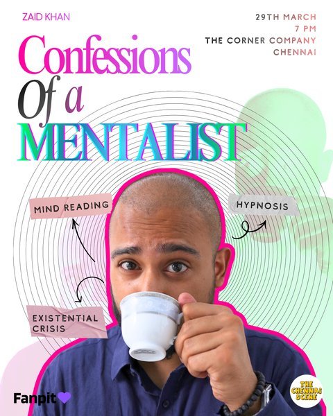 Poster for Confessions of a Mentalist By Zaid Khan