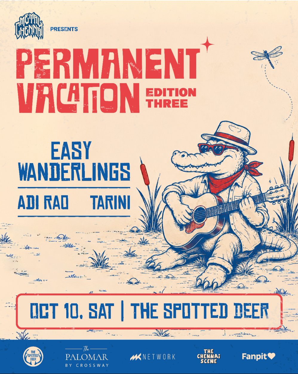Poster for Permanent Vacation 3: Easy Wanderlings, Adi Rao & Tarini