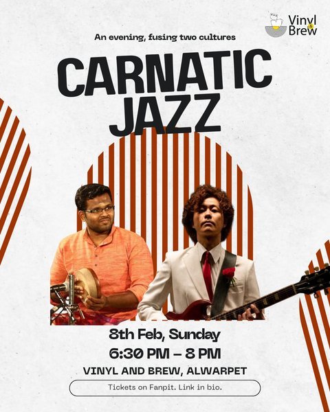 Poster for Carnatic Jazz | A Fusion Evening